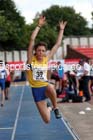 Junior girls long jump, 2015 English Schools Track and Field Champs., Gateshead Stadium. Photo: David T. Hewitson/Sports for All Pics